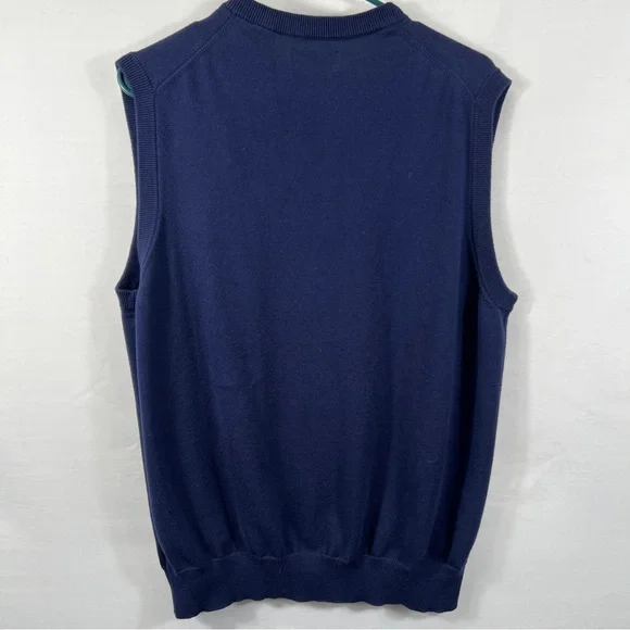 Chaps Navy Blue Men's Sweater Vest 0859 - Picture 3 of 7